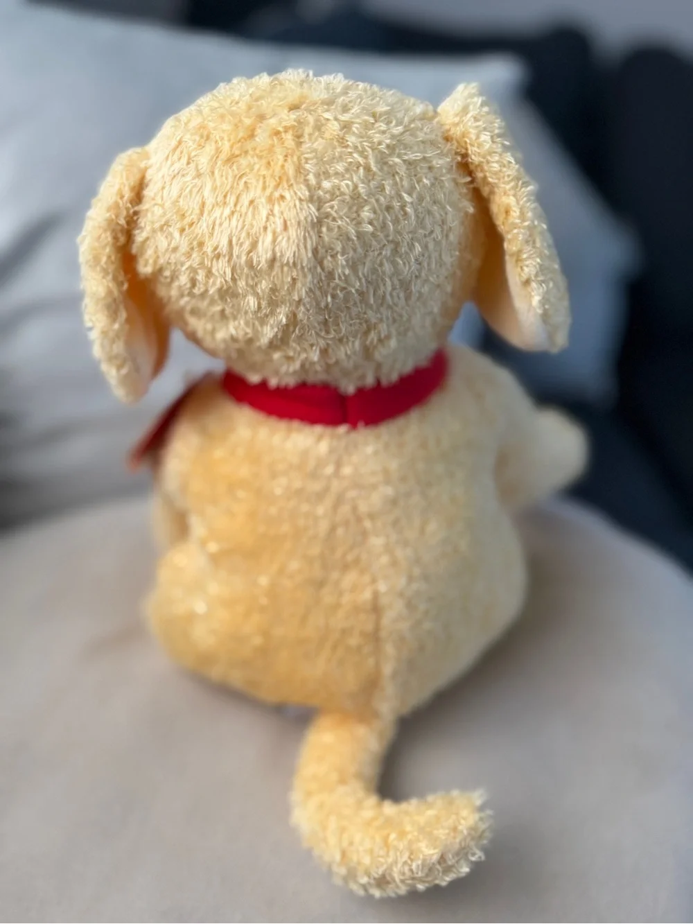 Sweet Yellow Biscuit Puppy Dog Plush Stuffed Animal Toy 2016